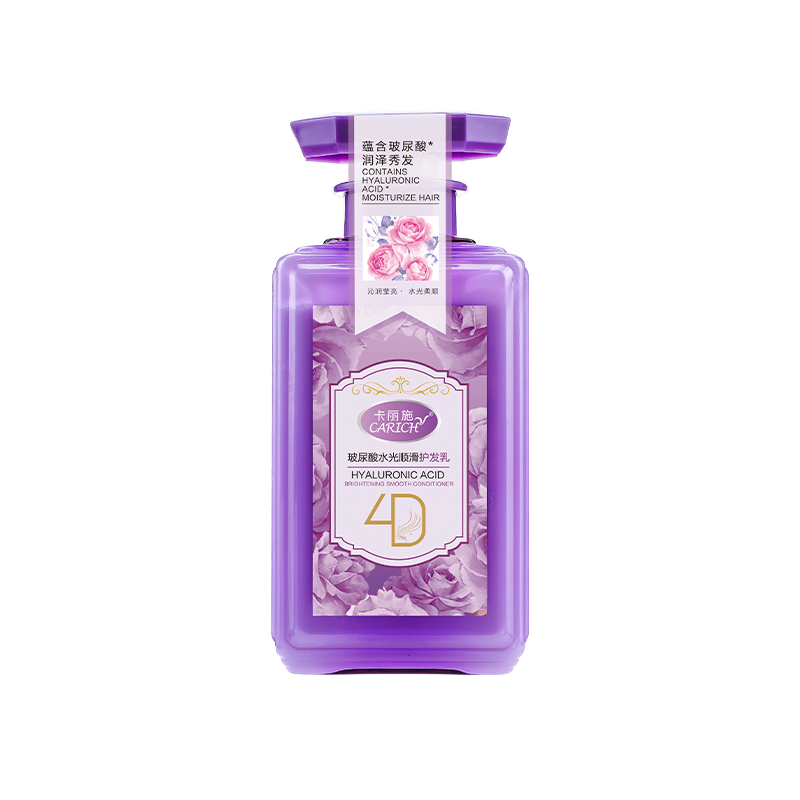 (Кол-во в коробке 20 шт) CARICH Кондиционер для волос увлажняющий и разглаживающий с гиалуроновой кислотой 500мл