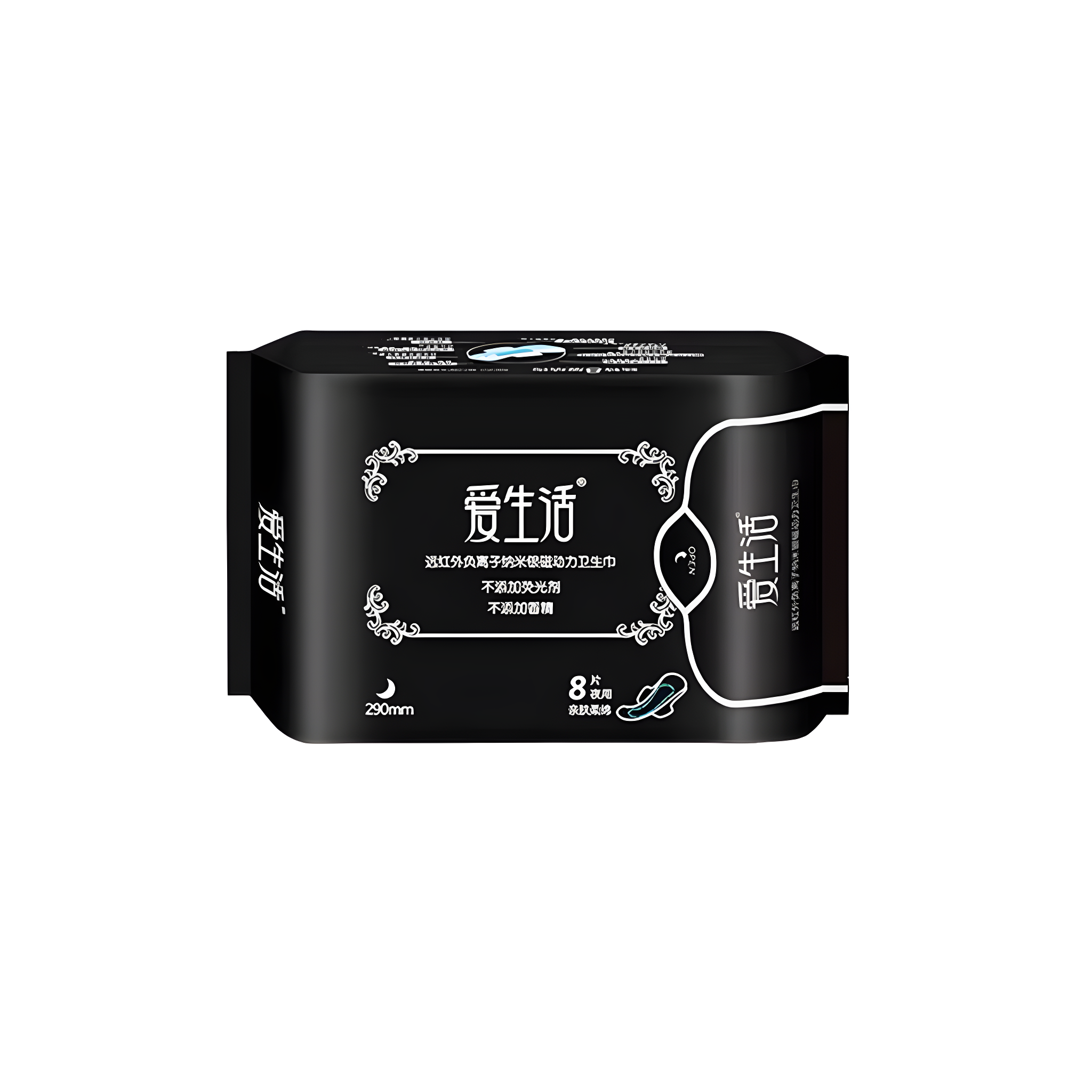 (Кол-во в коробке 100 шт) iLiFE Ночные гигиенические прокладки 8 шт