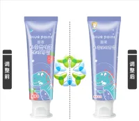 (Кол-во в коробке 48 шт) BLUE POINT children‘s toothpaste/BULE POINT детская зубная паста 60г