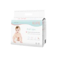 (Кол-во в коробке 8 шт) iLiFE 38pcs pull ups (M) iLiFE Подтягивающие детские трусики 38 шт. (размер М)