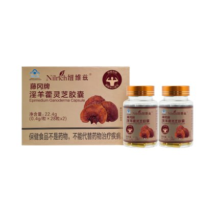 Эпимедиум марки Nilrich Fujioka и капсулы Ganoderma/22,4 г